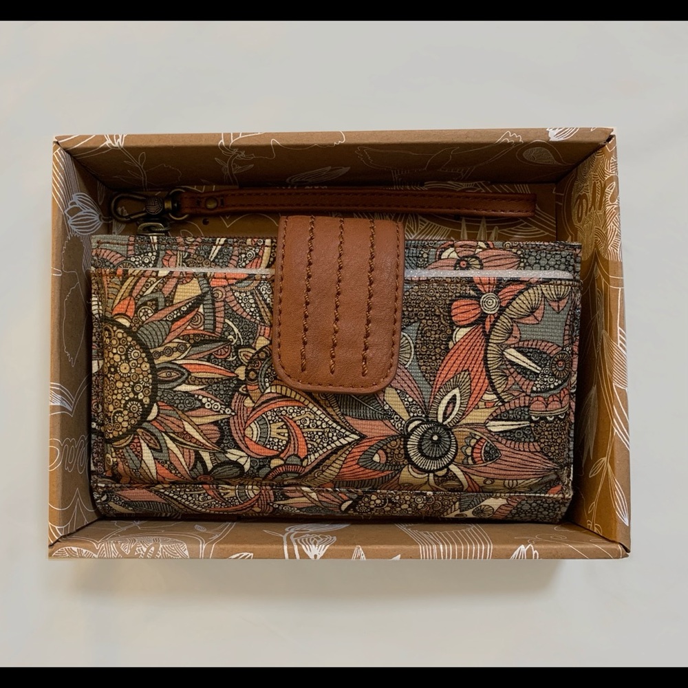 Olympic Crossbody Wallet - Sienna Spirit Desert
